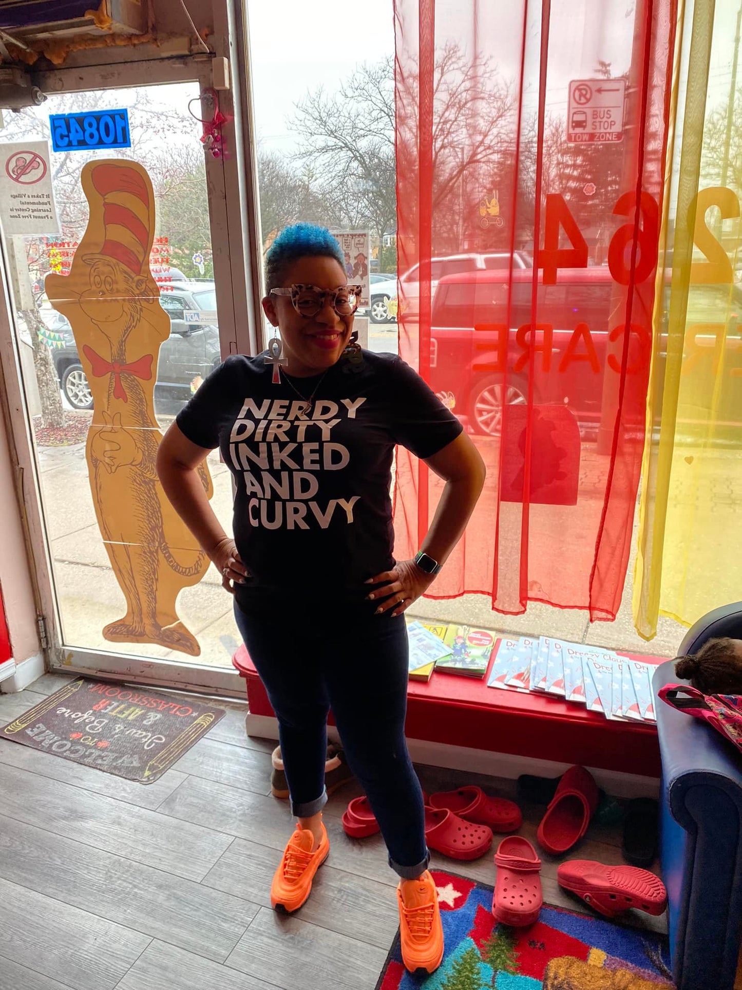 Nerdy Dirty Inked And Curvy T-Shirt